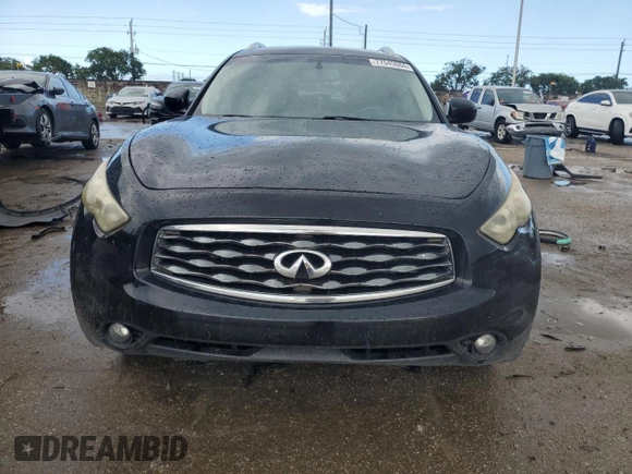 2009 Infiniti FX35 with VIN JNRAS18U39M104502, listed as a Copart auction lot 77545084 with 103,278 mi miles and Salvage Title. Bid and sale history available at carsss.com. Image 5.