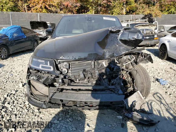 2019 Land Rover Range Rover Sport Dynamic with VIN SALWR2RE7KA816008, listed as a Copart auction lot 77242034 with 0 mi miles and Salvage Title. Bid and sale history available at carsss.com. Image 5.