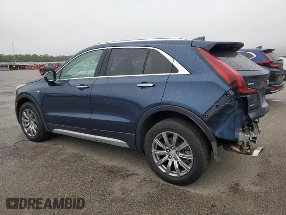 2020 Cadillac XT4 AWD Premium Luxury with VIN 1GYFZDR42LF148742, listed as a Copart auction lot 60729795 with 38,724 mi miles and Salvage title. Bid and sale history available at DreamBid. Image 2.
