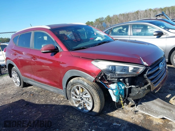 2016 Hyundai Tucson Sport with VIN KM8J33A22GU194476, listed as a IAAI auction lot 41201514 with 41,601 mi miles. Bid and sale history available at carsss.com. Image 12.