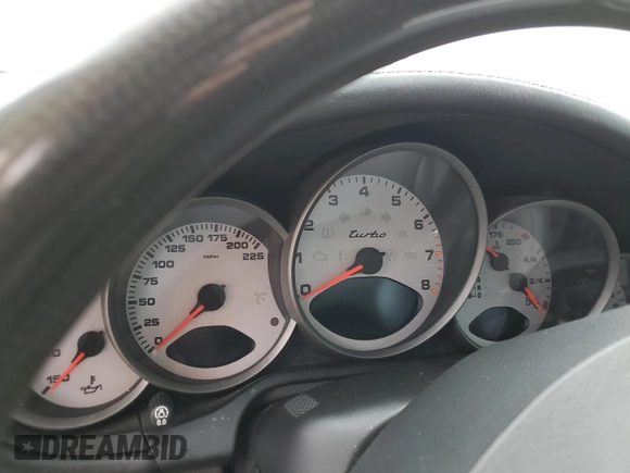 2007 Porsche 911 Turbo with VIN WP0AD29957S784485, listed as a Copart auction lot 75090564 with Not Provided miles and Salvage Title. Bid and sale history available at DreamBid. Image 9.