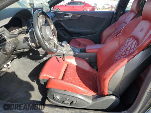 2018 Audi S5 Premium Plus z VIN WAUP4AF50JA001752, wystawiony jako Copart lot #48008715 z przebiegiem 43 150 mil mil oraz Szkoda całkowita • Salvage title. Historia ofert i sprzedaży dostępna na DreamBid. Obrazek 7.