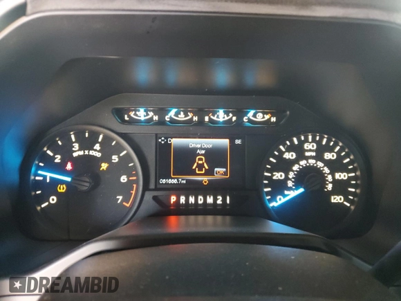 2015 Ford F-150 XL with VIN 1FTEX1CP0FKE50583, listed as a Copart auction lot 52542995 with 51,656 mi miles and Salvage Title. Bid and sale history available at carsss.com. Image 9.