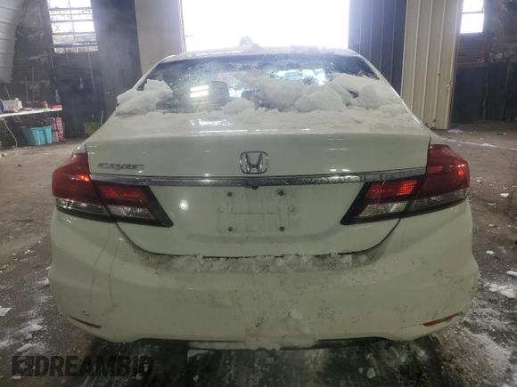 2015 Honda Civic EX with VIN 19XFB2F84FE219279, listed as a Copart auction lot 46020805 with 117,432 mi miles and Salvage Title. Bid and sale history available at carsss.com. Image 6.