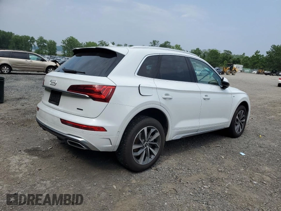 2023 Audi Q5 S line Prestige z VIN WA1FAAFY1P2124068, wystawiony jako Copart lot #60449165 z przebiegiem 19 763 mil mil oraz Szkoda całkowita • Salvage title. Historia ofert i sprzedaży dostępna na DreamBid. Obrazek 3.