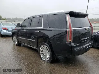 2017 Cadillac Escalade Platinum with VIN 1GYS4DKJ1HR325428, listed as a Copart auction lot 72035084 with 104,757 mi miles and Salvage Title. Bid and sale history available at carsss.com. Image 2.