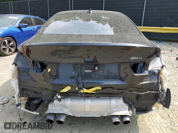 2015 BMW M4 with VIN WBS3R9C54FF708894, listed as a Copart auction lot 66122274 with 75,693 mi miles and Salvage Title. Bid and sale history available at carsss.com. Image 6.