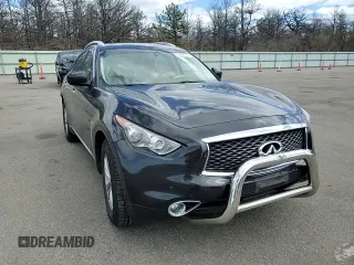 2017 Infiniti QX70 z VIN JN8CS1MU4HM142452, wystawiony jako Copart lot #53064715 z przebiegiem 55 181 mil mil oraz Szkoda całkowita • Salvage title. Historia ofert i sprzedaży dostępna na DreamBid. Obrazek 12.