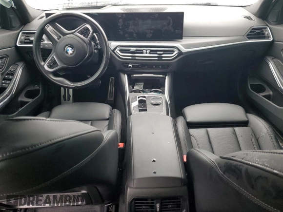 2023 BMW 3 Series 330i with VIN 3MW69FF02P8D60443, listed as a Copart auction lot 43405365 with 0 mi miles and Salvage Title. Bid and sale history available at carsss.com. Image 8.