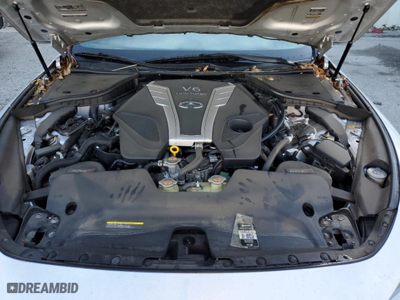2017 Infiniti Q60 Sport with VIN JN1EV7EL8HM554655, listed as a Copart auction lot 45550155 with 56,386 mi miles and Salvage Title. Bid and sale history available at carsss.com. Image 11.