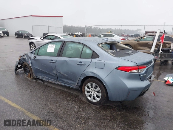 2021 Toyota Corolla LE with VIN 5YFEPMAE8MP242968, listed as a IAAI auction lot 41620339 with 56,752 mi miles and . Bid and sale history available at DreamBid. Image 3.
