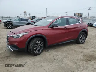 2019 Infiniti QX30 ESSENTIAL with VIN SJKCH5CR4KA006987, listed as a Copart auction lot 84340184 with 76,974 mi miles and Salvage Title. Bid and sale history available at carsss.com. Image 1.