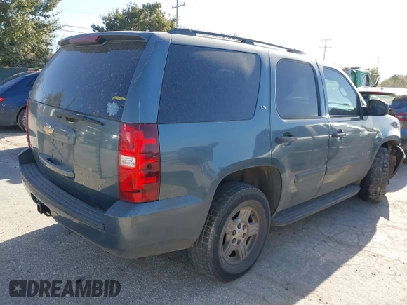 2008 Chevrolet Tahoe LS with VIN 1GNFC13C08R117881, listed as a IAAI auction lot 41216586 with 285,270 mi miles and . Bid and sale history available at DreamBid. Image 4.