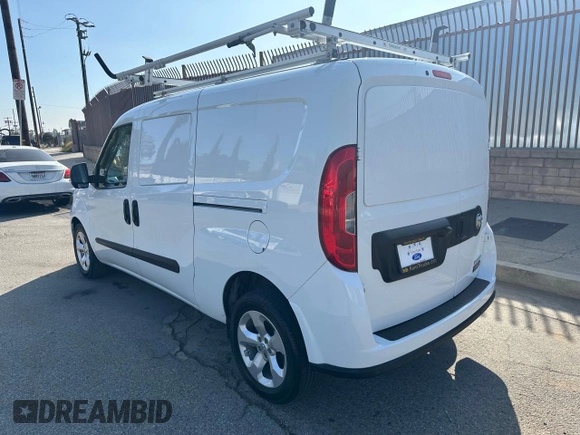 2022 Ram ProMaster City Cargo Tradesman with VIN ZFBHRFAB8N6W22817, listed as a Copart auction lot 66117855 with 34,878 mi miles and Salvage title. Bid and sale history available at DreamBid. Image 3.