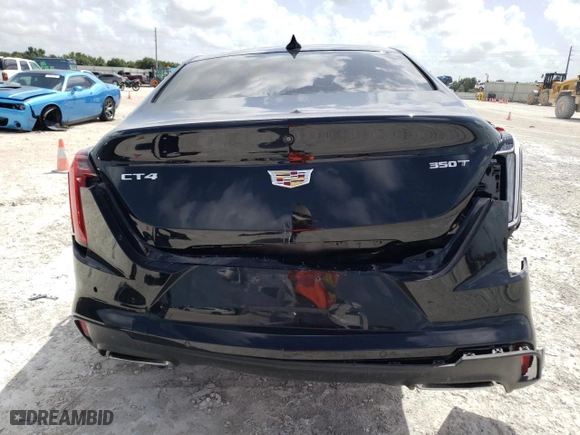 2022 Cadillac CT4 Premium Luxury with VIN 1G6DB5RK5N0121257, listed as a Copart auction lot 70191444 with 0 mi miles and Non Repairable. Bid and sale history available at carsss.com. Image 6.