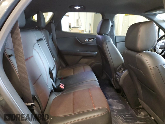 2019 Chevrolet Blazer RS with VIN 3GNKBJRS1KS662752, listed as a Copart auction lot 53801715 with 32,239 mi miles and Salvage Title. Bid and sale history available at DreamBid. Image 11.