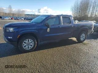2023 Nissan Frontier SV with VIN 1N6ED1FK5PN613136, listed as a Copart auction lot 82491094 with 24,725 mi miles and Salvage Title. Bid and sale history available at carsss.com. Image 1.