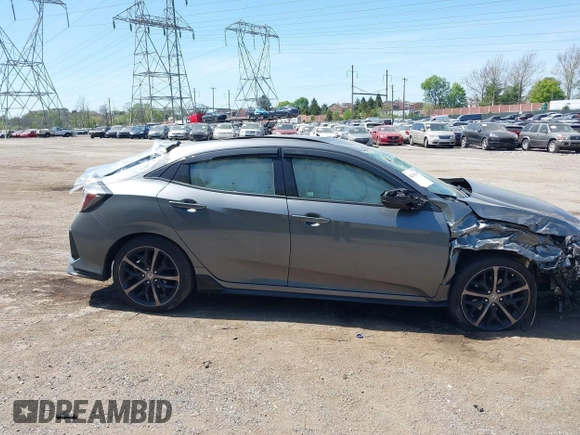 2021 Honda Civic Sport with VIN SHHFK7H49MU412153, listed as a IAAI auction lot 42105884 with 44,000 mi miles and . Bid and sale history available at DreamBid. Image 14.