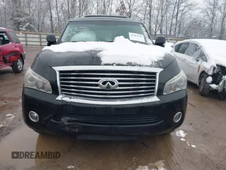 2011 Infiniti QX56 7-passenger with VIN JN8AZ2NF5B9504016, listed as a IAAI auction lot 41617136 with 210,584 mi miles and . Bid and sale history available at DreamBid. Image 12.