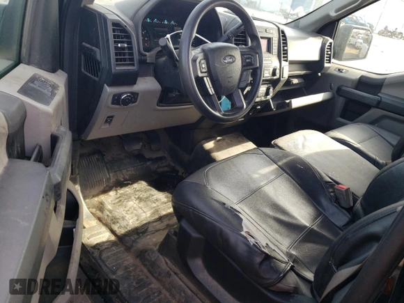 2018 Ford F-150 XL with VIN 1FTMF1EP0JKC60951, listed as a Copart auction lot 77759594 with 152,604 mi miles and Salvage title. Bid and sale history available at DreamBid. Image 8.