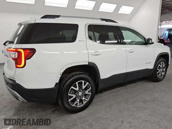 2023 GMC Acadia SLT with VIN 1GKKNML48PZ249267, listed as a Copart auction lot 49883775 with 46,150 mi miles and Salvage Title. Bid and sale history available at DreamBid. Image 3.