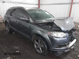 2015 Audi Q7 Premium Plus with VIN WA1LGAFE1FD028287, listed as a IAAI auction lot 41820192 with 104,540 mi miles and . Bid and sale history available at DreamBid. Image 1.