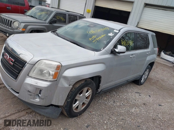 2014 GMC Terrain SLE with VIN 2GKFLVEK8E6369801, listed as a IAAI auction lot 41650369 with 123,621 mi miles. Bid and sale history available at carsss.com. Image 2.