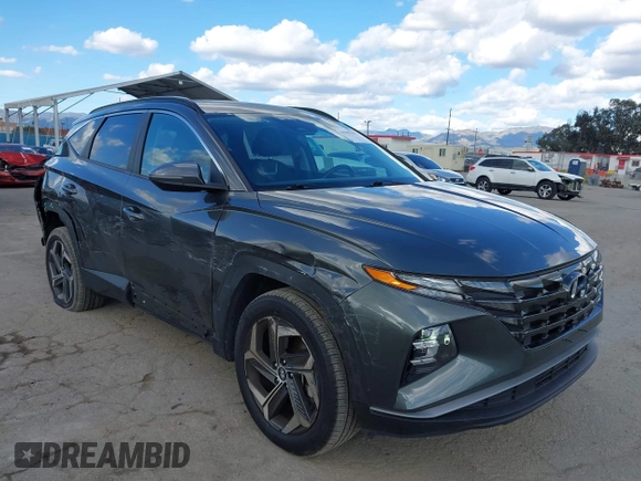 2022 Hyundai Tucson SEL with VIN 5NMJCCAE4NH018256, listed as a IAAI auction lot 41949435 with 26,513 mi miles. Bid and sale history available at carsss.com. Image 1.