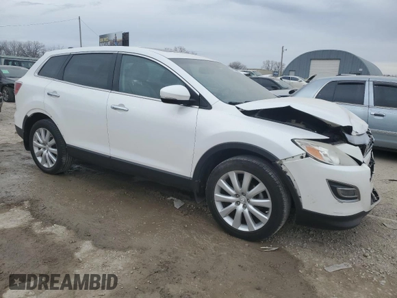 2010 Mazda CX-9 Grand Touring with VIN JM3TB2MA2A0220562, listed as a Copart auction lot 44146725 with 255,029 mi miles and Salvage title. Bid and sale history available at DreamBid. Image 4.