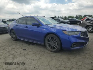 2019 Acura TLX w/A-Spec Pkg with VIN 19UUB3F69KA001543, listed as a Copart auction lot 62479905 with 132,651 mi miles and Salvage title. Bid and sale history available at DreamBid. Image 4.
