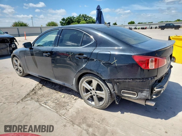 2011 Lexus IS 250 z VIN JTHBF5C24B5144155, wystawiony jako Copart lot #63081545 z przebiegiem 221 706 mil mil oraz Szkoda całkowita • Salvage title. Historia ofert i sprzedaży dostępna na DreamBid. Obrazek 2.