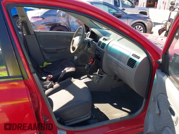 2004 Kia Rio with VIN KNADC125746285903, listed as a IAAI auction lot 41674164 with 202,845 mi miles. Bid and sale history available at carsss.com. Image 5.