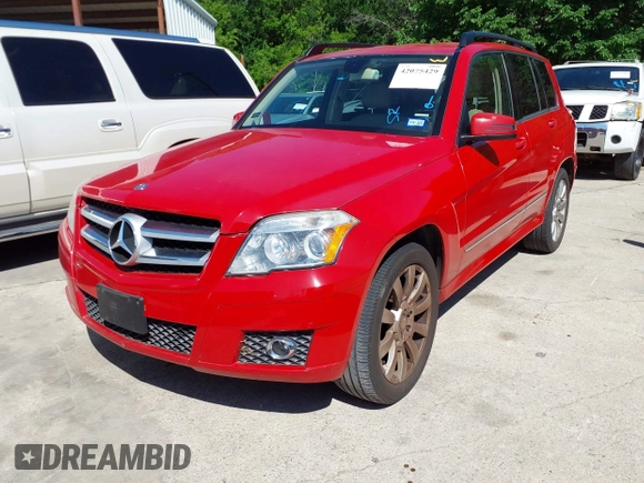 2011 Mercedes-Benz GLK GLK 350 with VIN WDCGG5GBXBF567941, listed as a IAAI auction lot 42075429 with 160,690 mi miles. Bid and sale history available at carsss.com. Image 2.