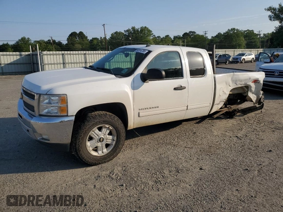 2012 Chevrolet Silverado 1500 LT with VIN 1GCRKSE79CZ104411, listed as a Copart auction lot 53514785 with 156,714 mi miles and Salvage Title. Bid and sale history available at DreamBid. Image 1.