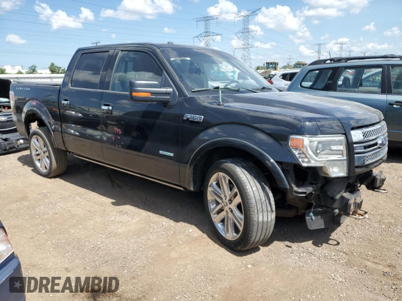 2013 Ford F-150 XL with VIN 1FTFW1ET5DFC70796, listed as a Copart auction lot 63118045 with 151,624 mi miles and Salvage title. Bid and sale history available at DreamBid. Image 4.