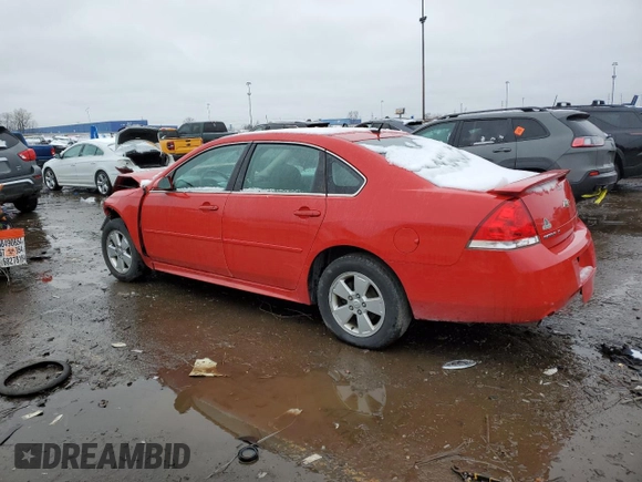 2012 Chevrolet Impala LT Retail with VIN 2G1WB5E37C1188747, listed as a Copart auction lot 52504945 with 164,974 mi miles and Salvage Title. Bid and sale history available at DreamBid. Image 2.