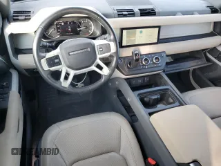2023 Land Rover Defender S with VIN SALEJ7EXXP2124527, listed as a Copart auction lot 64578725 with 33,816 mi miles and Salvage title. Bid and sale history available at DreamBid. Image 8.