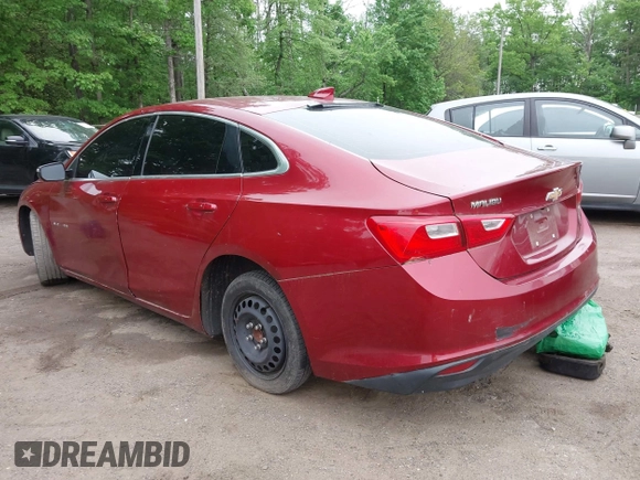 2018 Chevrolet Malibu LT with VIN 1G1ZD5ST0JF139388, listed as a IAAI auction lot 42187281 with 135,051 mi miles. Bid and sale history available at carsss.com. Image 3.