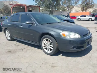 2013 Chevrolet Impala LTZ with VIN 2G1WC5E34D1222643, listed as a IAAI auction lot 41885679 with 118,898 mi miles. Bid and sale history available at carsss.com. Image 1.