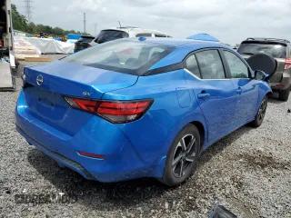 2024 Nissan Sentra SV with VIN 3N1AB8CV6RY313645, listed as a Copart auction lot 59614685 with 12,296 mi miles and Salvage title. Bid and sale history available at DreamBid. Image 3.