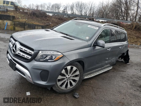 2019 Mercedes-Benz GLS 450 with VIN 4JGDF6EE2KB238314, listed as a Copart auction lot 45049294 with 20,552 mi miles and Non Repairable. Bid and sale history available at DreamBid. Image 1.