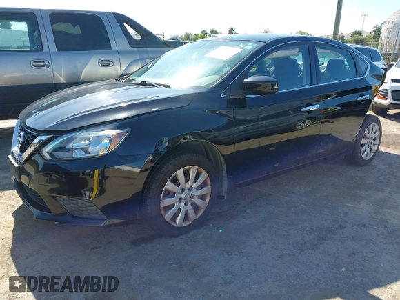 2016 Nissan Sentra S with VIN 3N1AB7AP6GL638515, listed as a IAAI auction lot 42137893 with 1,474 mi miles. Bid and sale history available at carsss.com. Image 2.