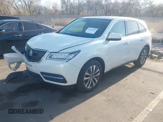 2016 Acura MDX w/Tech with VIN 5FRYD4H49GB045079, listed as a IAAI auction lot 41968901 with 113,577 mi miles. Bid and sale history available at carsss.com. Image 19.