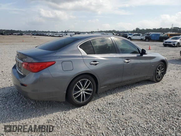 2014 Infiniti Q50 Sport with VIN JN1BV7AP2EM677598, listed as a Copart auction lot 53562495 with 162,310 mi miles and Clean title. Bid and sale history available at DreamBid. Image 3.