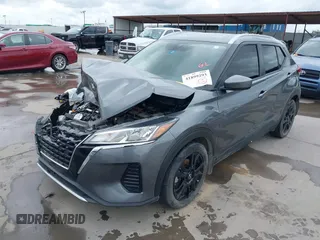 2022 Nissan Kicks SV with VIN 3N1CP5CV2NL481461, listed as a IAAI auction lot 41899293 with 34,636 mi miles and . Bid and sale history available at DreamBid. Image 18.