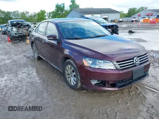 2013 Volkswagen Passat S with VIN 1VWAP7A36DC044104, listed as a IAAI auction lot 42340398 with 180,469 mi miles and . Bid and sale history available at DreamBid. Image 1.