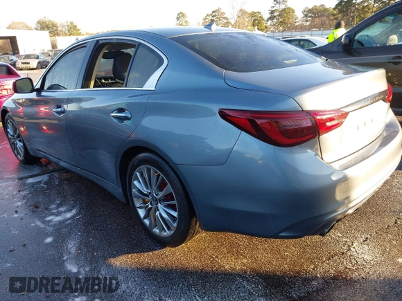 2018 Infiniti Q50 Sport z VIN JN1EV7AP1JM359110, wystawiony jako IAAI lot #41261129 z przebiegiem 164 675 mil mil oraz . Historia ofert i sprzedaży dostępna na DreamBid. Obrazek 3.