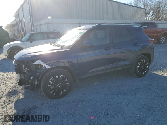 2023 Chevrolet TrailBlazer LT with VIN KL79MPSLXPB118337, listed as a Copart auction lot 43477104 with 22,624 mi miles and . Bid and sale history available at DreamBid. Image 1.