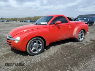 2004 Chevrolet SSR LS with VIN 1GCES14P84B112049, listed as a Copart auction lot 55442735 with 120,761 mi miles and Clean Title. Bid and sale history available at DreamBid. Image 1.
