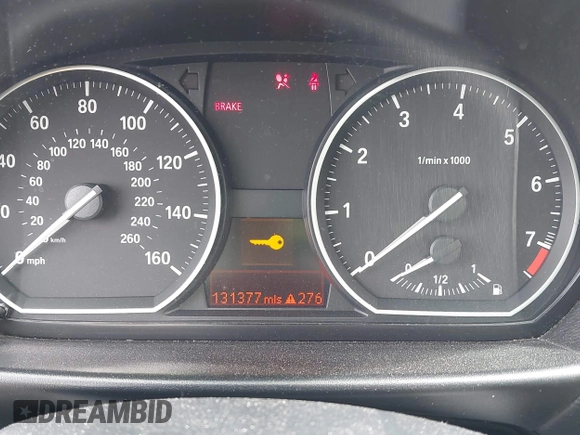 2011 BMW 1 Series 128i with VIN WBAUP9C52BVL89591, listed as a IAAI auction lot 41951870 with 131,377 mi miles and . Bid and sale history available at DreamBid. Image 7.